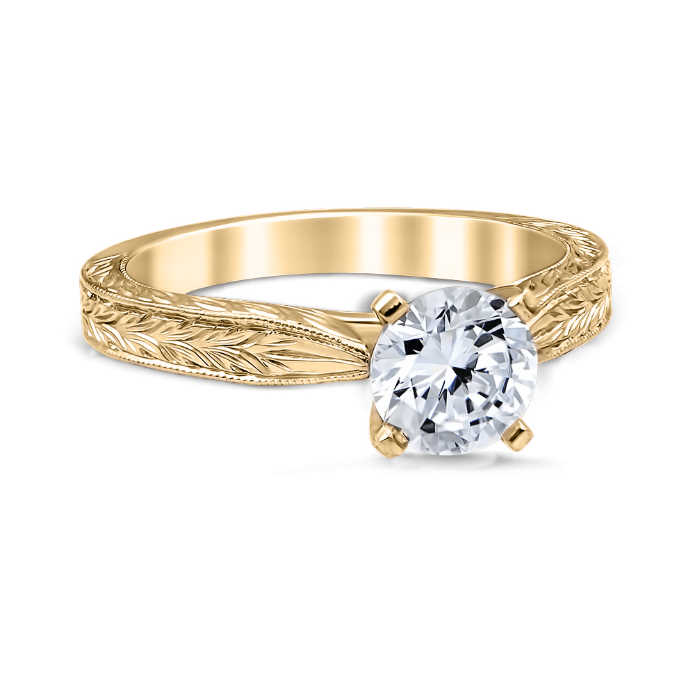 Cristina 14K Yellow Gold Engagement Ring