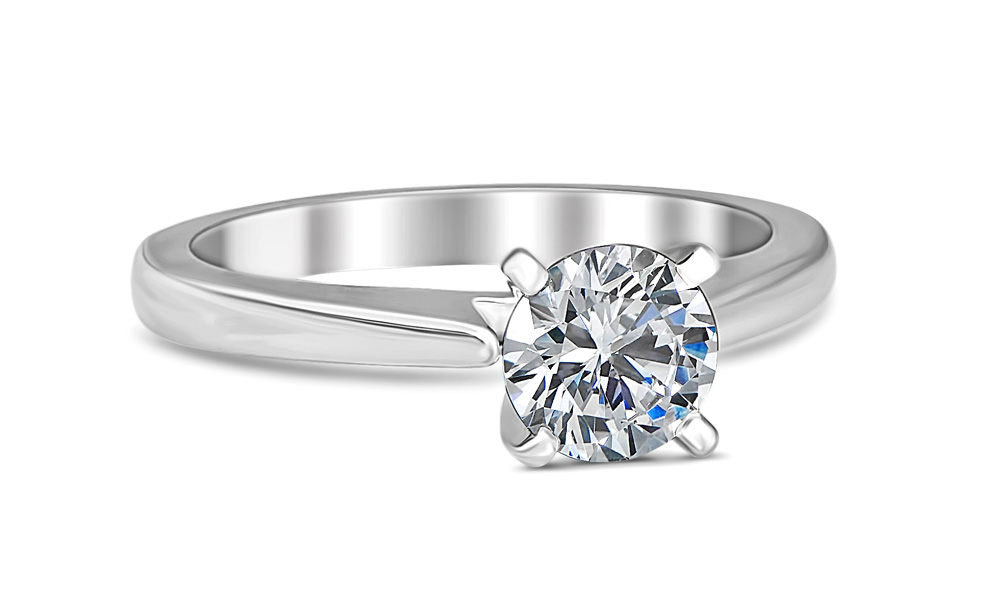 Liliana 14K White Gold Engagement Ring
