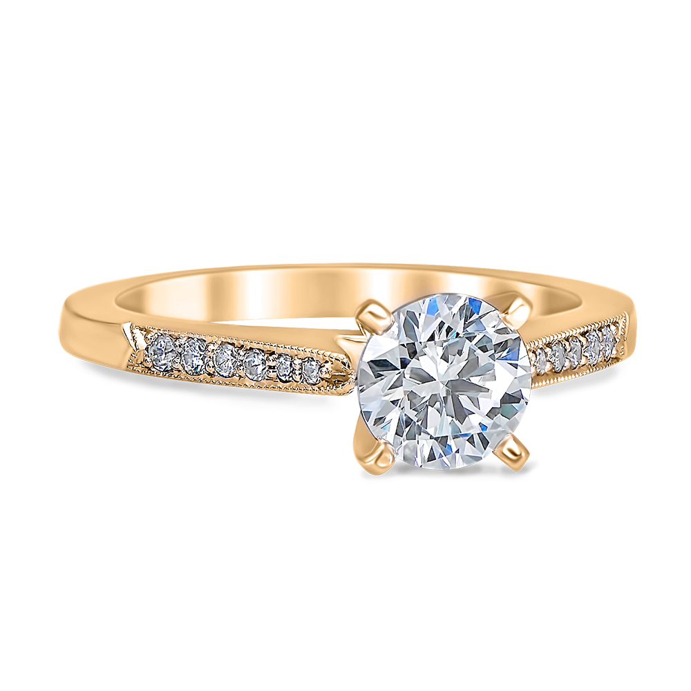 Jordana 18K Yellow Gold Engagement Ring