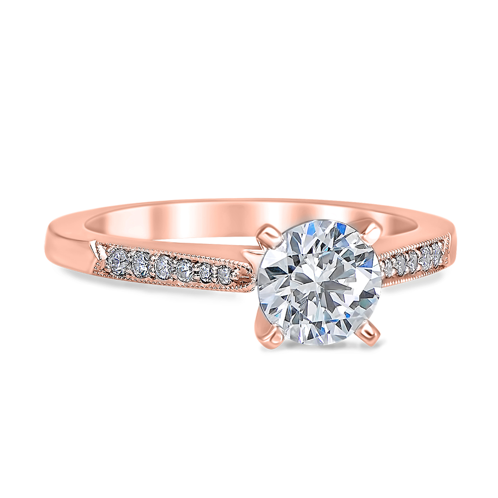 Jordana 14K Rose Gold Engagement Ring