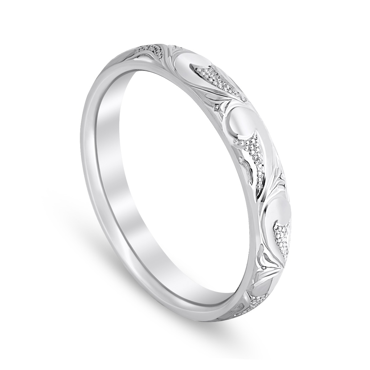 western style wedding rings
