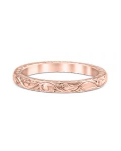 Colonial Wedding Ring 14K Rose Gold