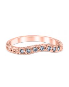 Stefania Wedding Ring 14K Rose Gold