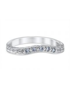 Carola Wedding Ring 14K White Gold