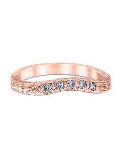 Carola Wedding Ring 14K Rose Gold