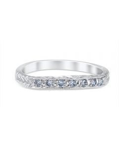 Anastasia Wedding Ring 14K White Gold