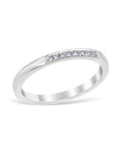 Heritage Pavé 0.07 ctw Wedding Ring Platinum
