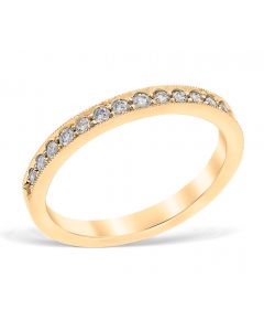 Heritage Pavé 0.51 ctw Wedding Ring 18K Yellow Gold
