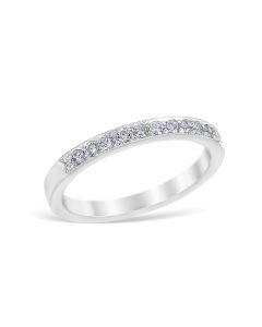 Heritage Pavé 0.22 ctw Wedding Ring Platinum