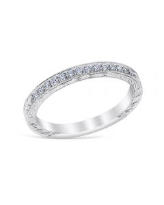 Sussana Wedding Ring 18K White Gold