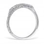 Lucia Sapphire Wedding Ring 14K White Gold
