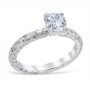 Colonial 18K White Gold Engagement Ring