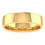 6MM COMFORT FIT DOMED WEDDING BAND 14K YELLOW GOLD