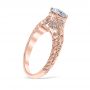 Florin Leaf 14K Rose Gold Engagement Ring