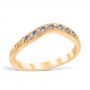 Florin Leaf Wedding Ring 18K Yellow Gold