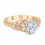 Moonscape 18K Yellow Gold Engagement Ring
