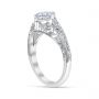 Moonscape  Platinum Engagement Ring