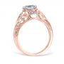 Wreathed Pear 14K Rose Gold Engagement Ring
