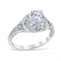 Isabella 14K White Gold Engagement Ring