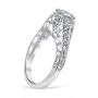 Monica Platinum Vintage Engagement Ring