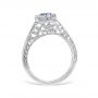 Heart of the Vineyard Platinum Engagement Ring