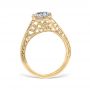 Heart of the Vineyard 18K Yellow Gold Engagement Ring