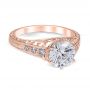 Carola 14K Rose Gold Vintage Engagement Ring