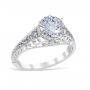 Carola 14K White Gold Engagement Ring