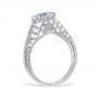 Carola 18K White Gold Engagement Ring