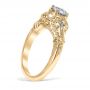 Edwardian Blossom 14K Yellow Gold Engagement Ring