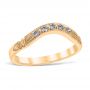 Edwardian Blossom Wedding Ring 18K Yellow Gold