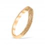 Sweeping Lace Wedding Ring 14K Yellow Gold