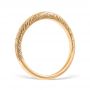 Sweeping Lace Wedding Ring 18K Yellow Gold