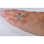 Venetian Crown Vintage Platinum Filigree Engagement Ring