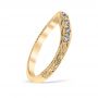 Venetian Crown Wedding Ring 18K Yellow Gold