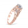 Stefania 14K Rose Gold Vintage Engagement Ring