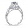 Stefania 18K White Gold Engagement Ring
