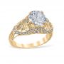 Fabiola 18K Yellow Gold Engagement Ring