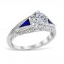 Anastasia 14K White Gold Engagement Ring