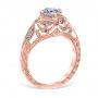 Lincoln Drape 14K Rose Gold Engagement Ring