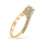 Emilia 18K Yellow Gold Engagement Ring