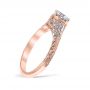 Emilia 14K Rose Gold Vintage Engagement Ring