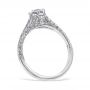 Emilia 18K White Gold Vintage Engagement Ring