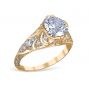 Kara 18K Yellow Gold Engagement Ring
