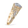 Kara 18K Yellow Gold Engagement Ring