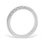 French Pavé 0.28 ctw Wedding Ring Platinum