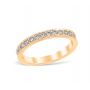Heritage Pavé 0.87 ctw Wedding Ring 18K Yellow Gold