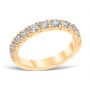 French Pavé 0.77 ctw Wedding Ring 14K Yellow Gold