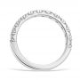 French Pavé 0.77 ctw Wedding Ring Platinum