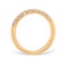 French Pavé 0.49 ctw Wedding Ring 18K Yellow Gold